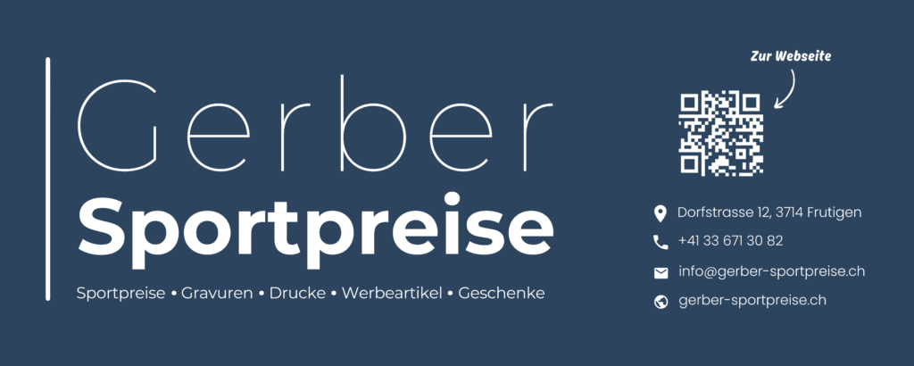 Gerber Sportpreise unser langjähriger Partner für Pokale und Medallien